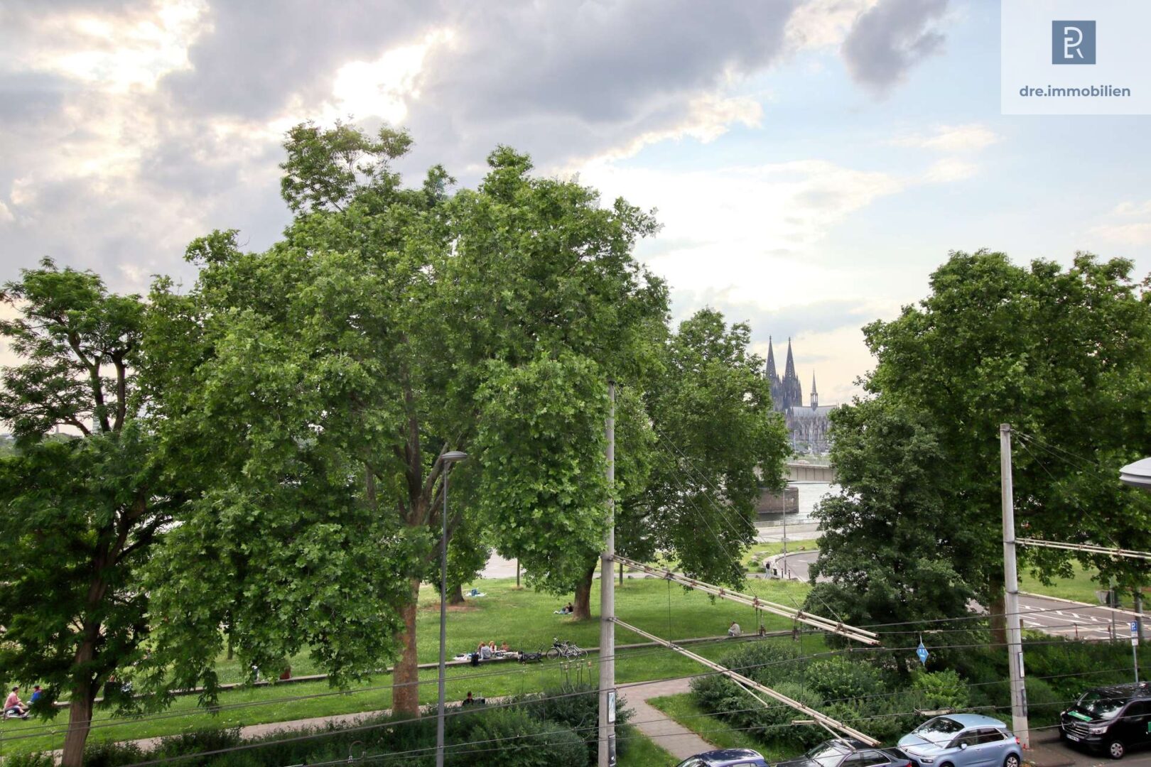 Aussicht vom Balkon