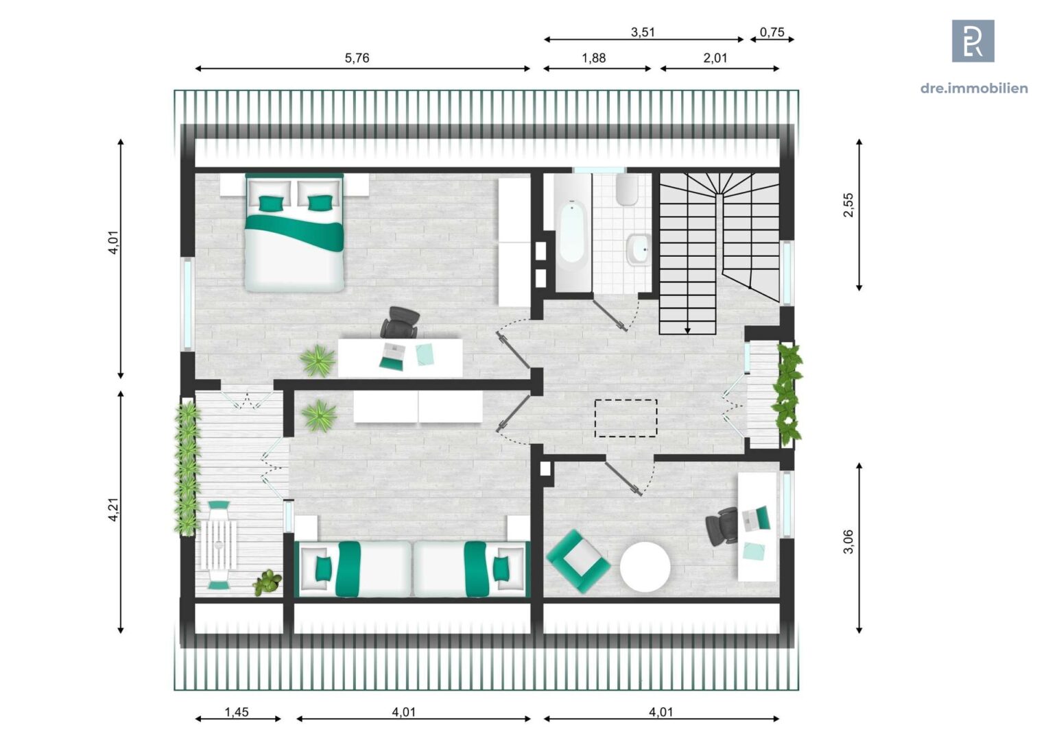 Grundriss 1.OG