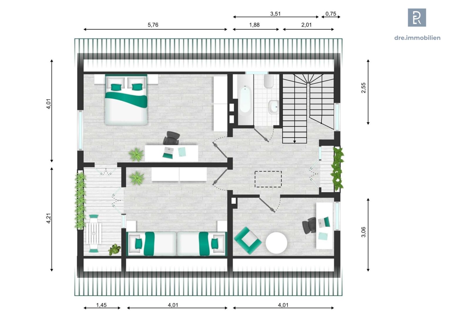 Grundriss 1.OG