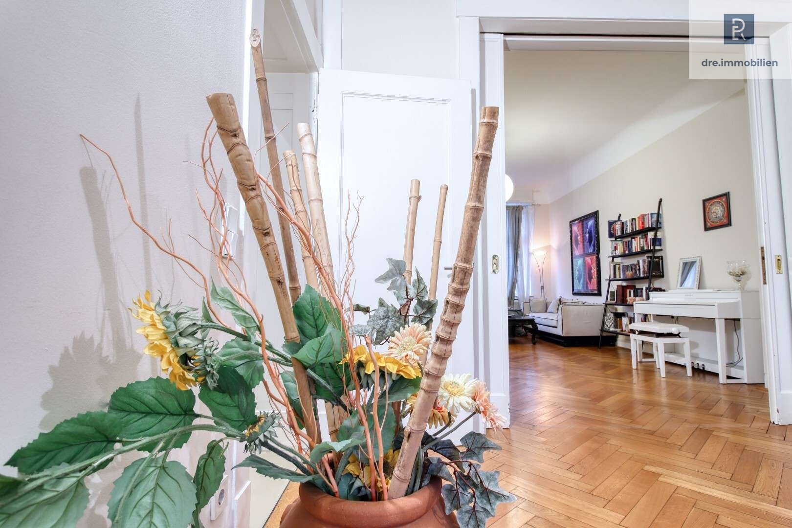 Blick ins Wohnzimmer