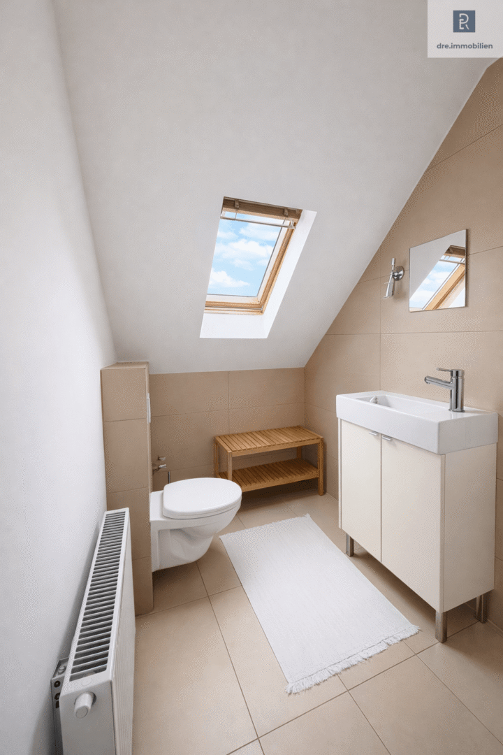 WC im Dachgeschoss