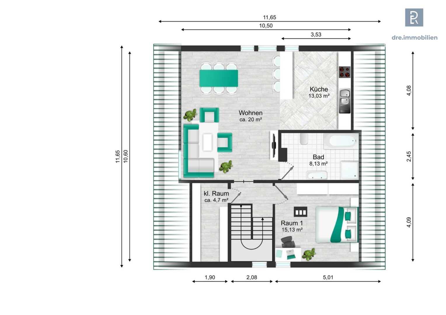 Grundriss Dachgeschoss