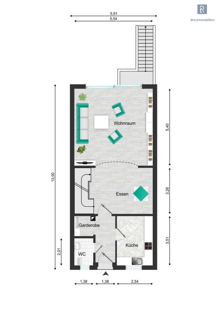 DRE - Grundriss - EG