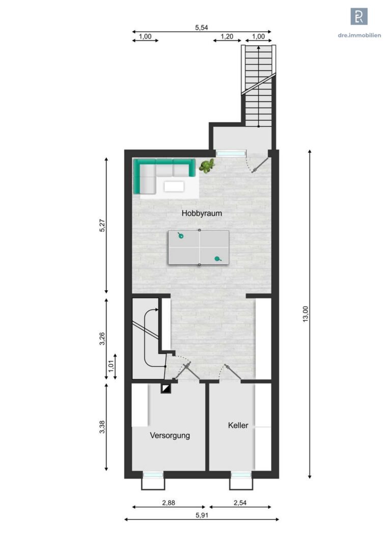 DRE - Grundriss - Keller