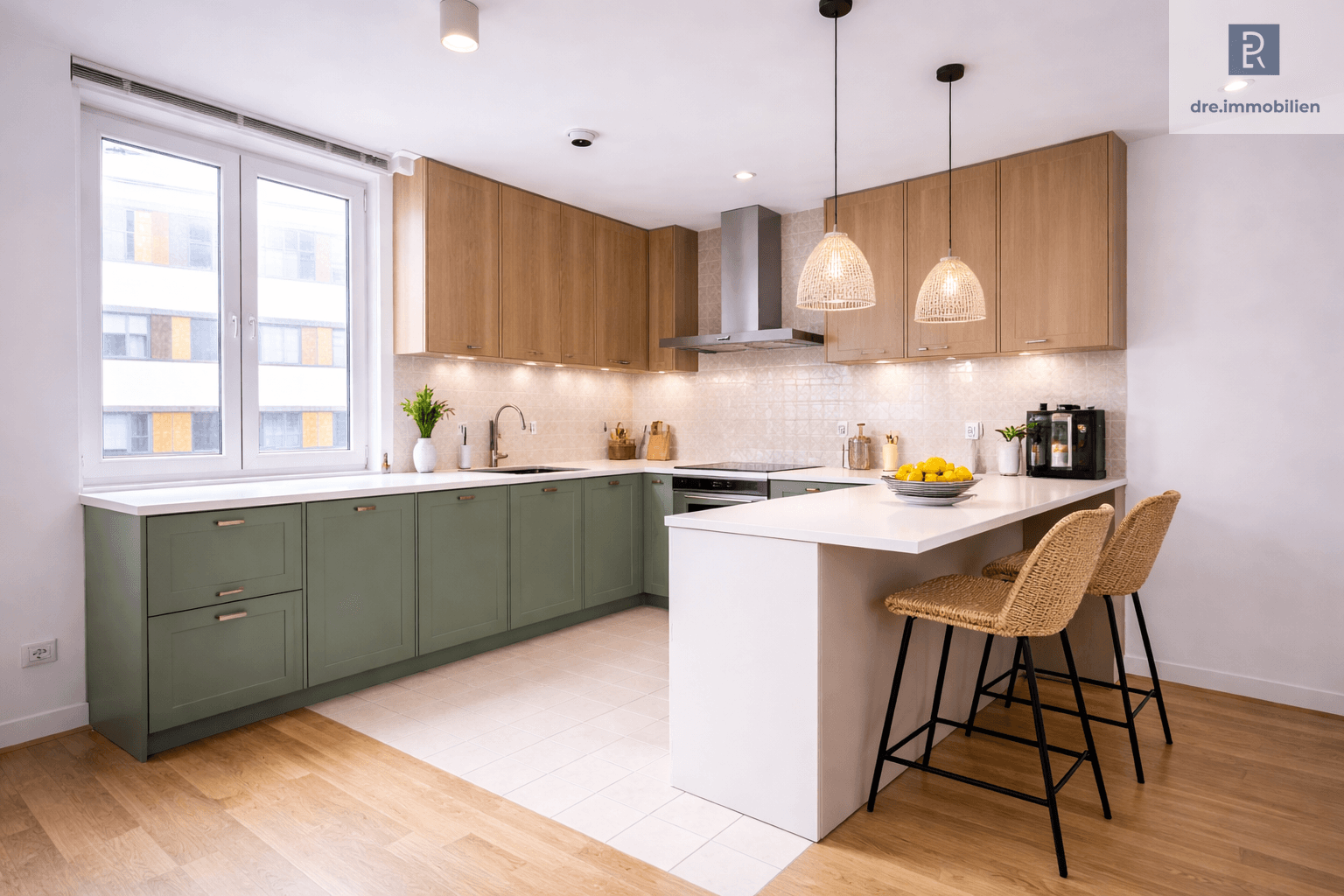 Küche (KI gestaged)