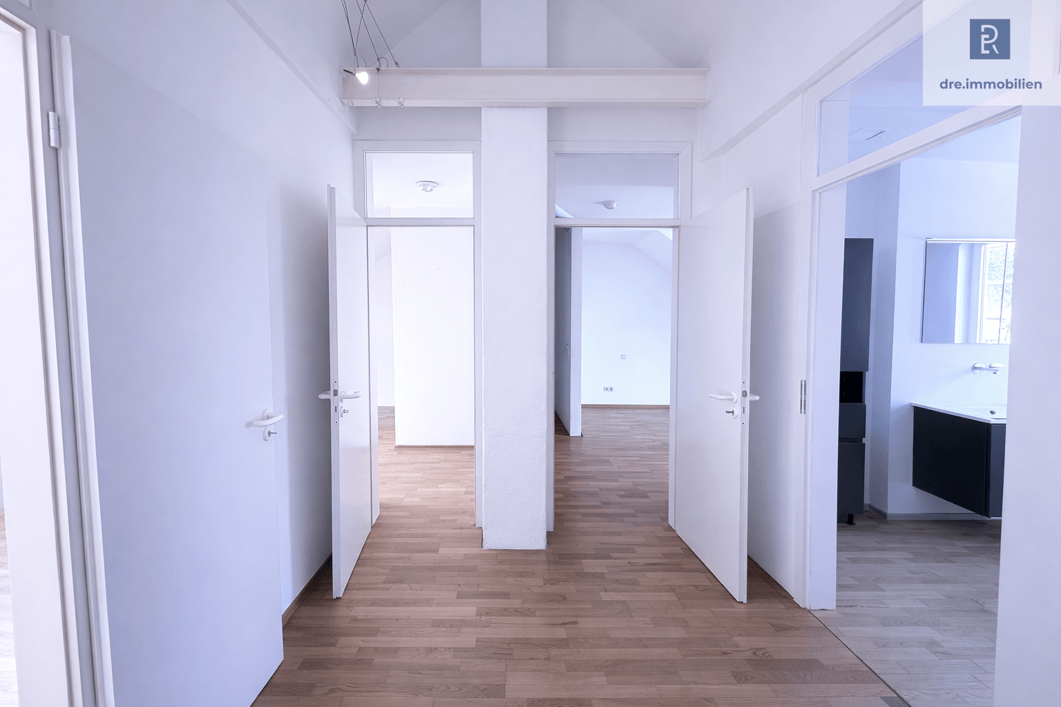 Blick in die Schlafzimmer (KI-bearbeitete Darstellung)