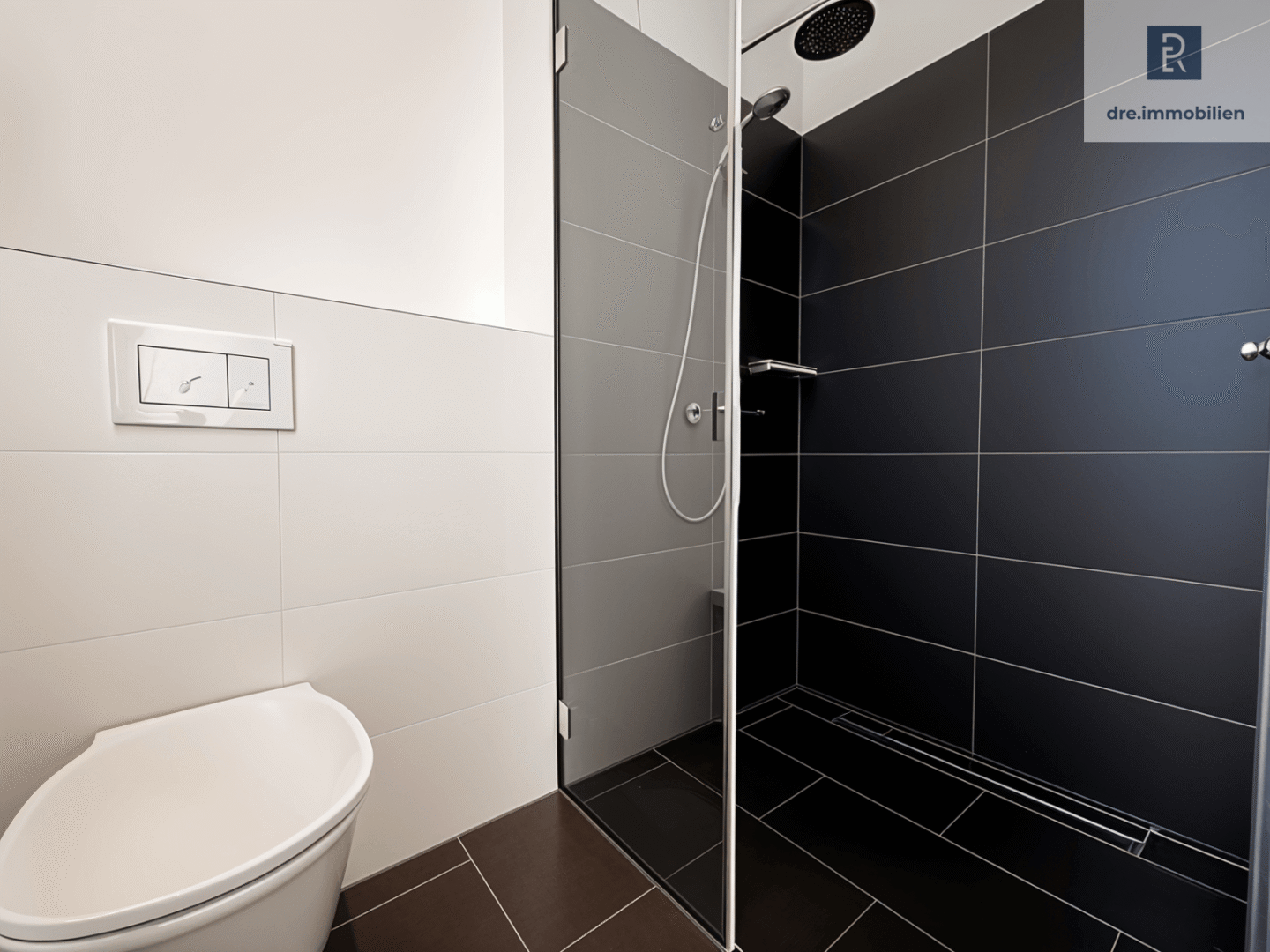 Moderne Dusche
