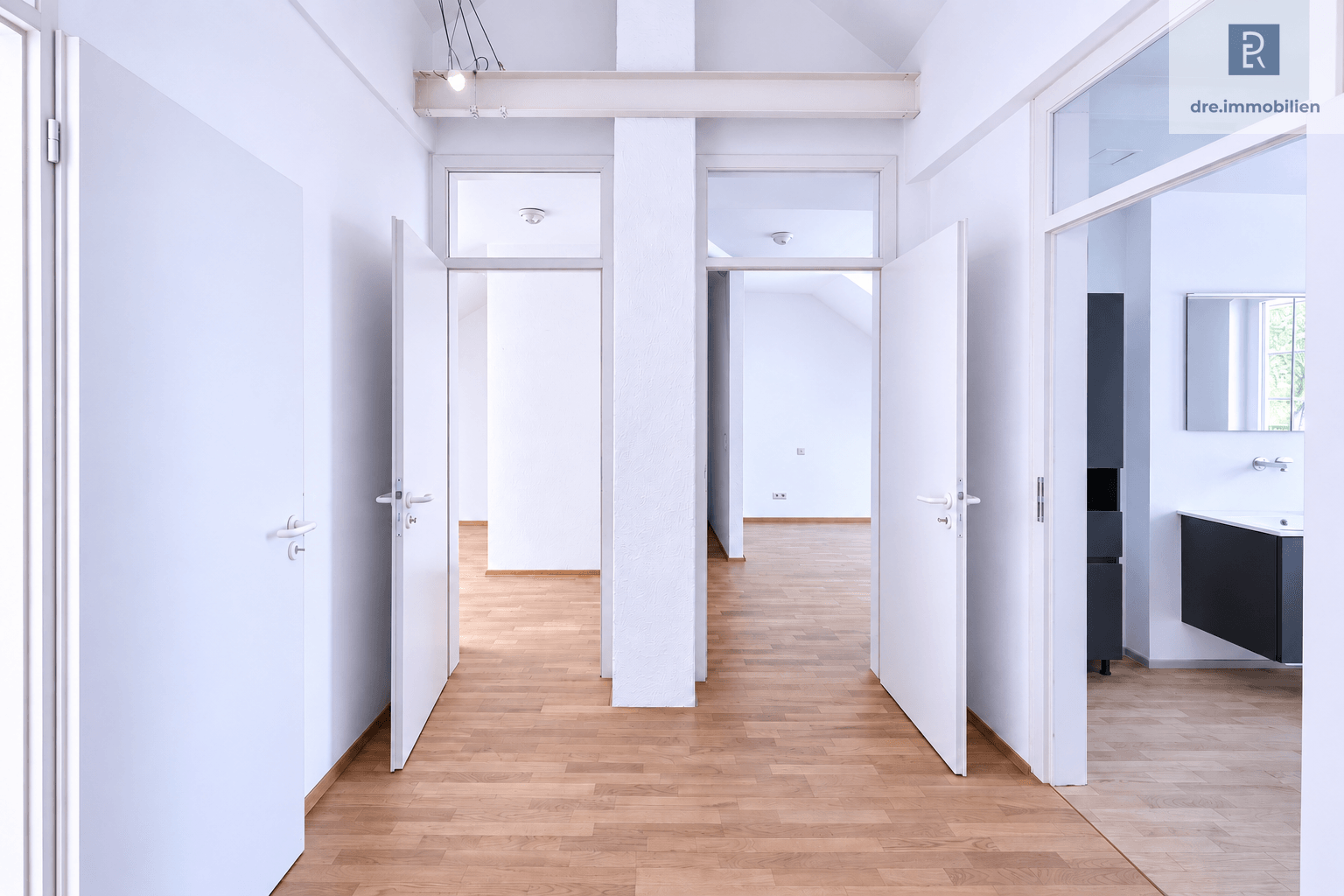 Blick in die Schlafzimmer (KI-bearbeitete Darstellung)