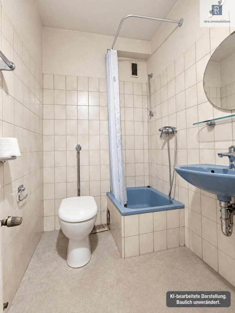 Hochparterre-Gäste WC-WE1/WE2